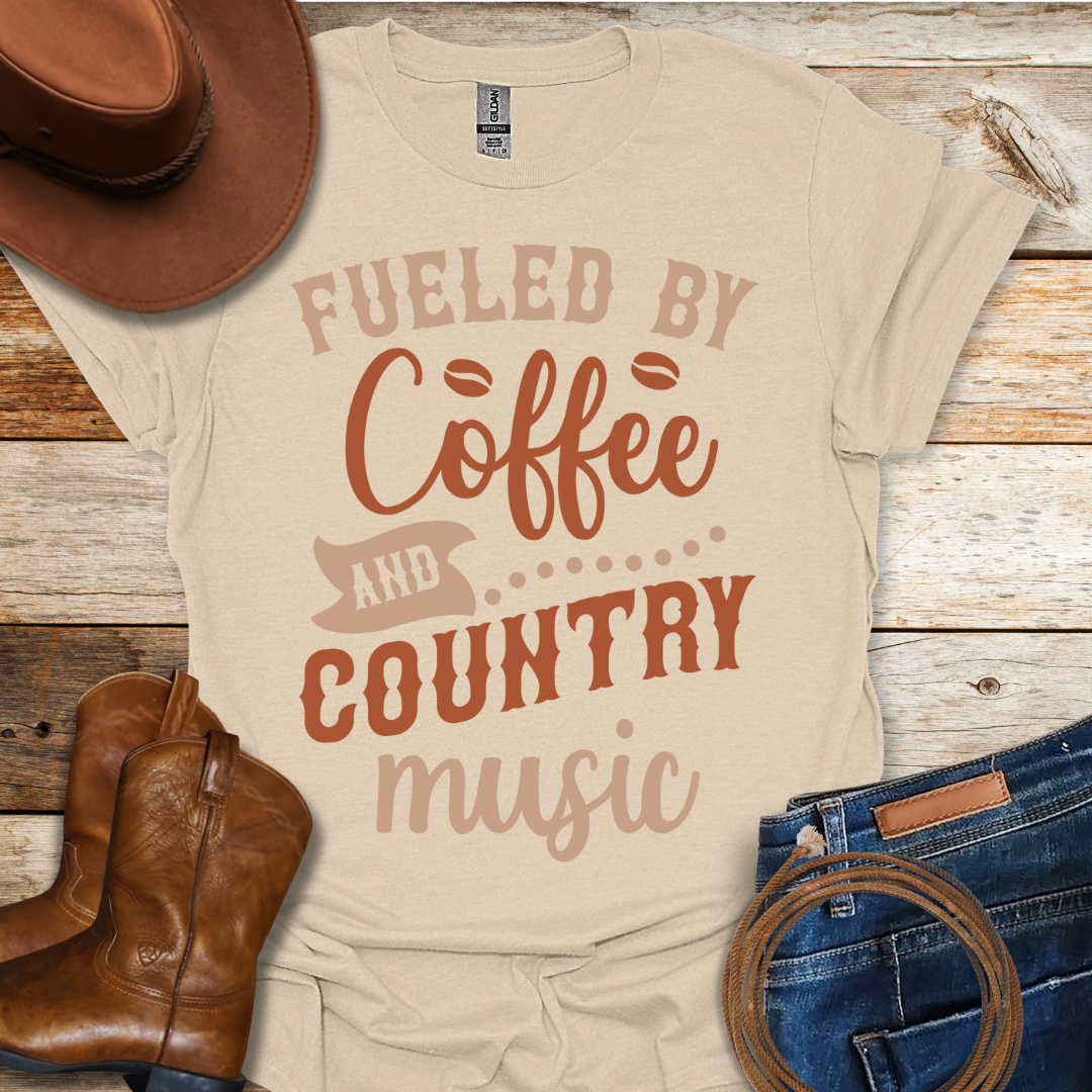 Coffee & Country Music T-Shirt