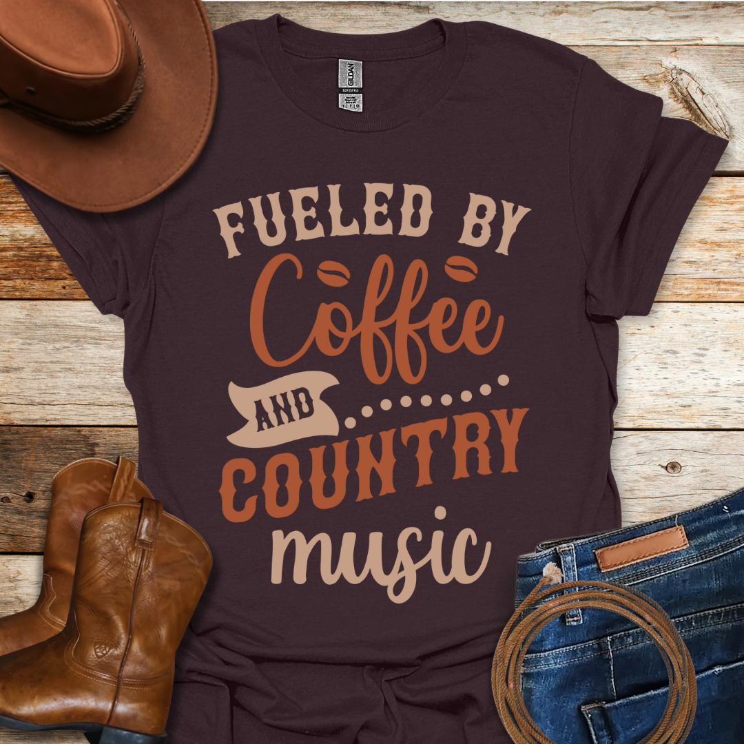 Coffee & Country Music T-Shirt