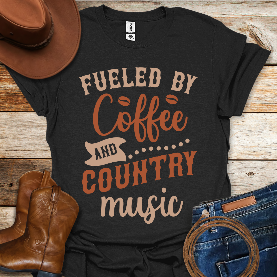 Coffee & Country Music T-Shirt