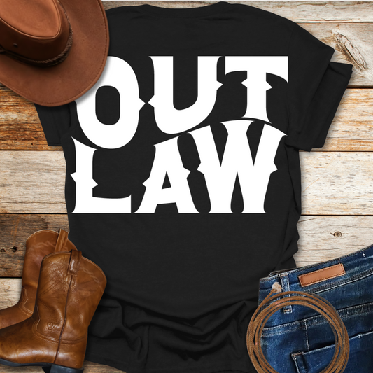 Outlaw T-Shirt (Back Print)
