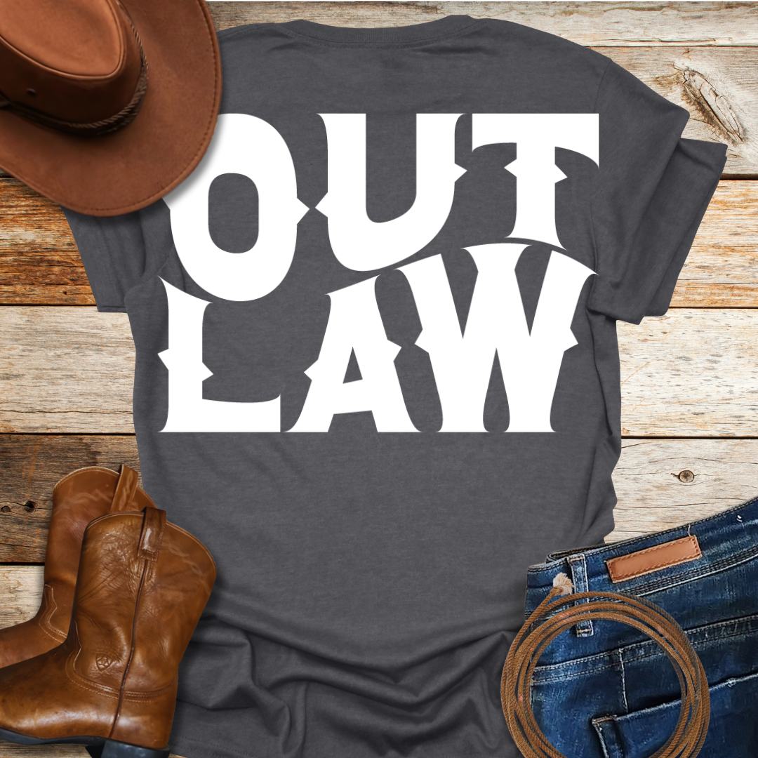 Outlaw T-Shirt (Back Print)