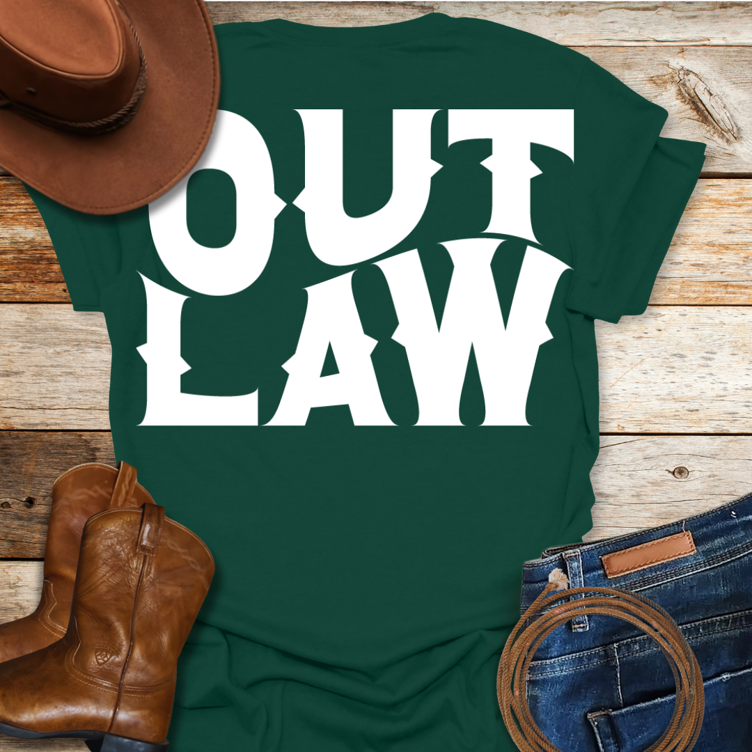 Outlaw T-Shirt (Back Print)