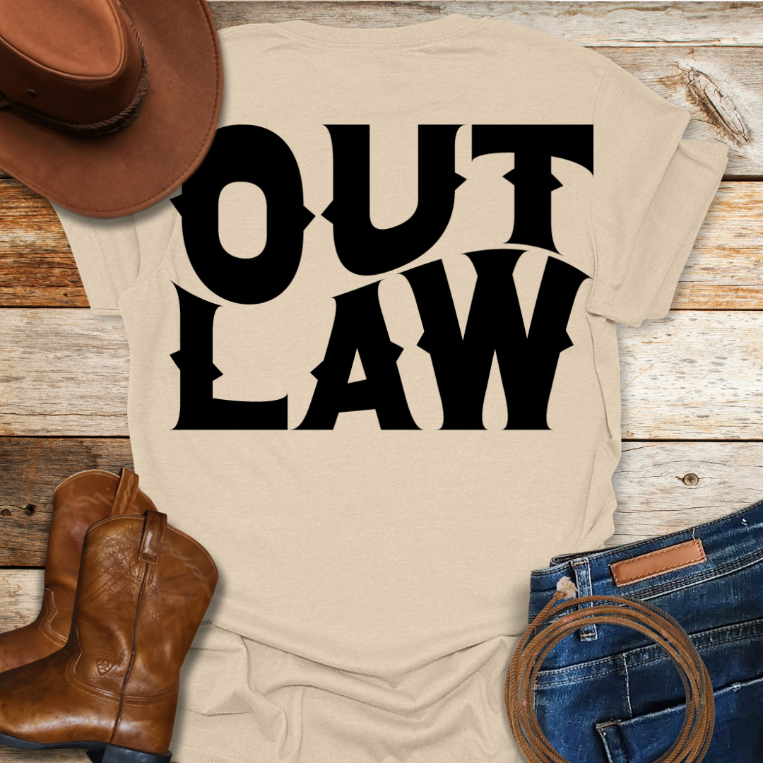 Outlaw T-Shirt (Back Print)