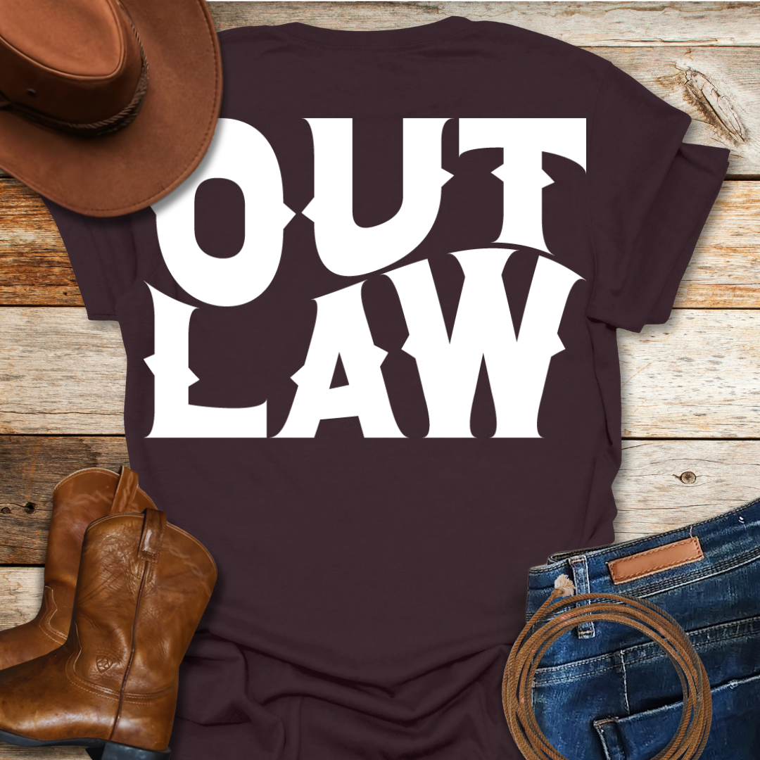 Outlaw T-Shirt (Back Print)