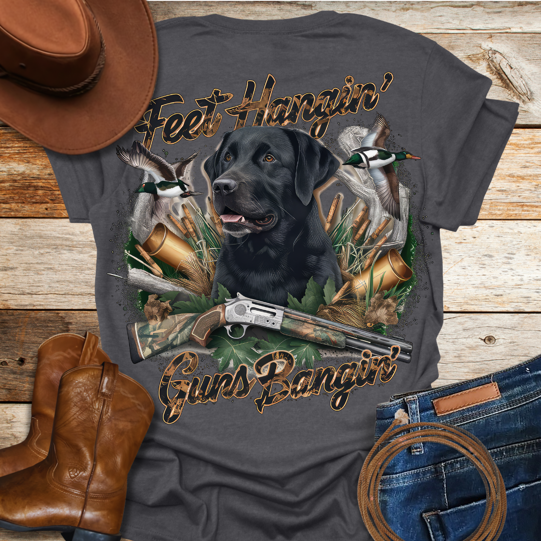 Feet Hangin T-Shirt (Back Print)