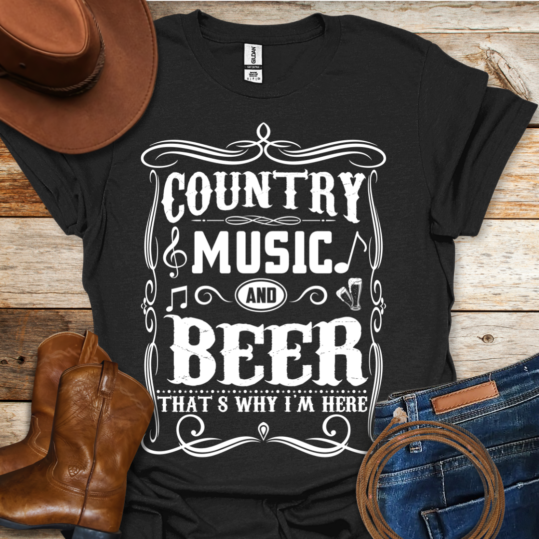 Country Music & Beer T-Shirt