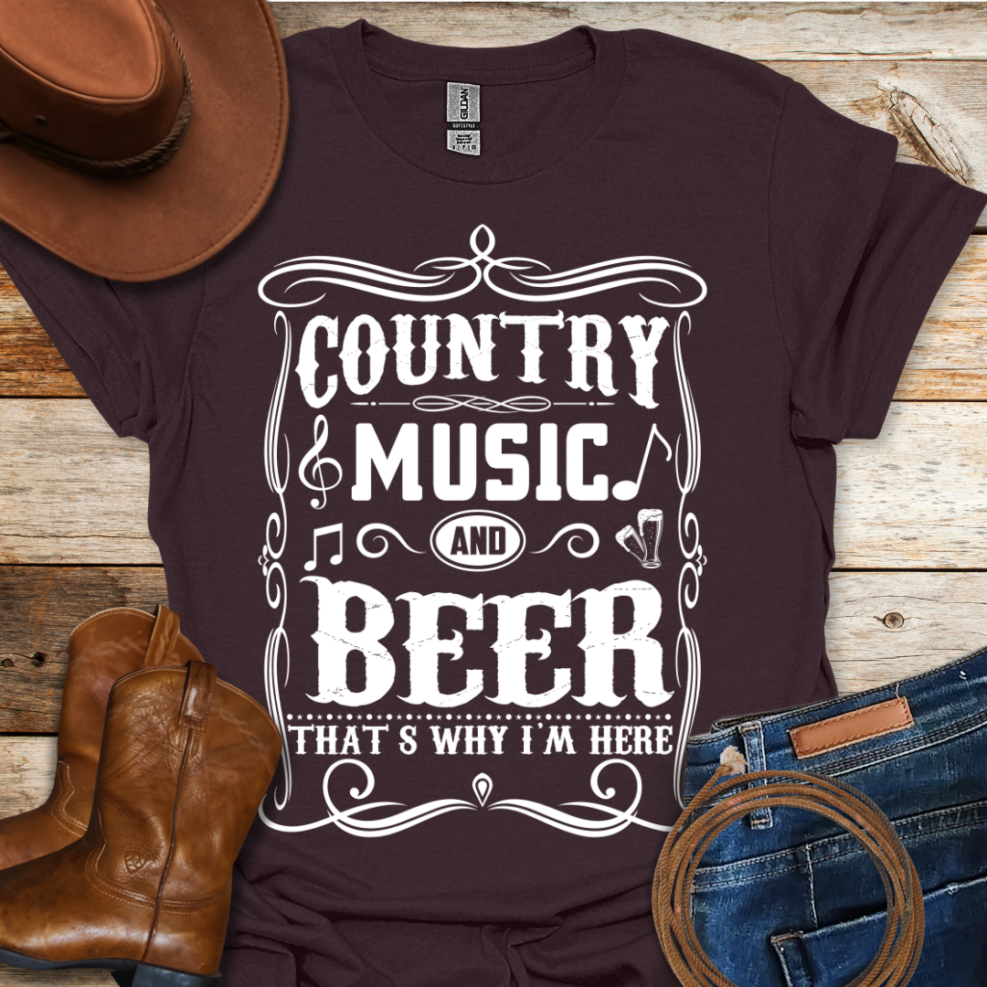 Country Music & Beer T-Shirt