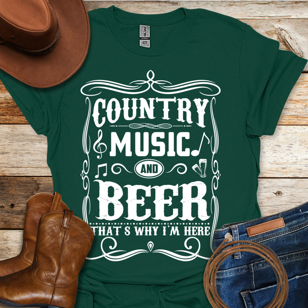 Country Music & Beer T-Shirt