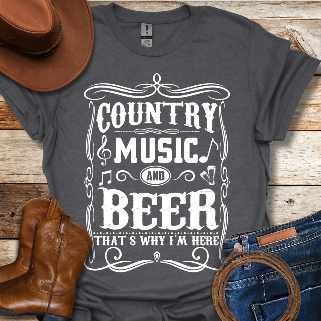 Country Music & Beer T-Shirt