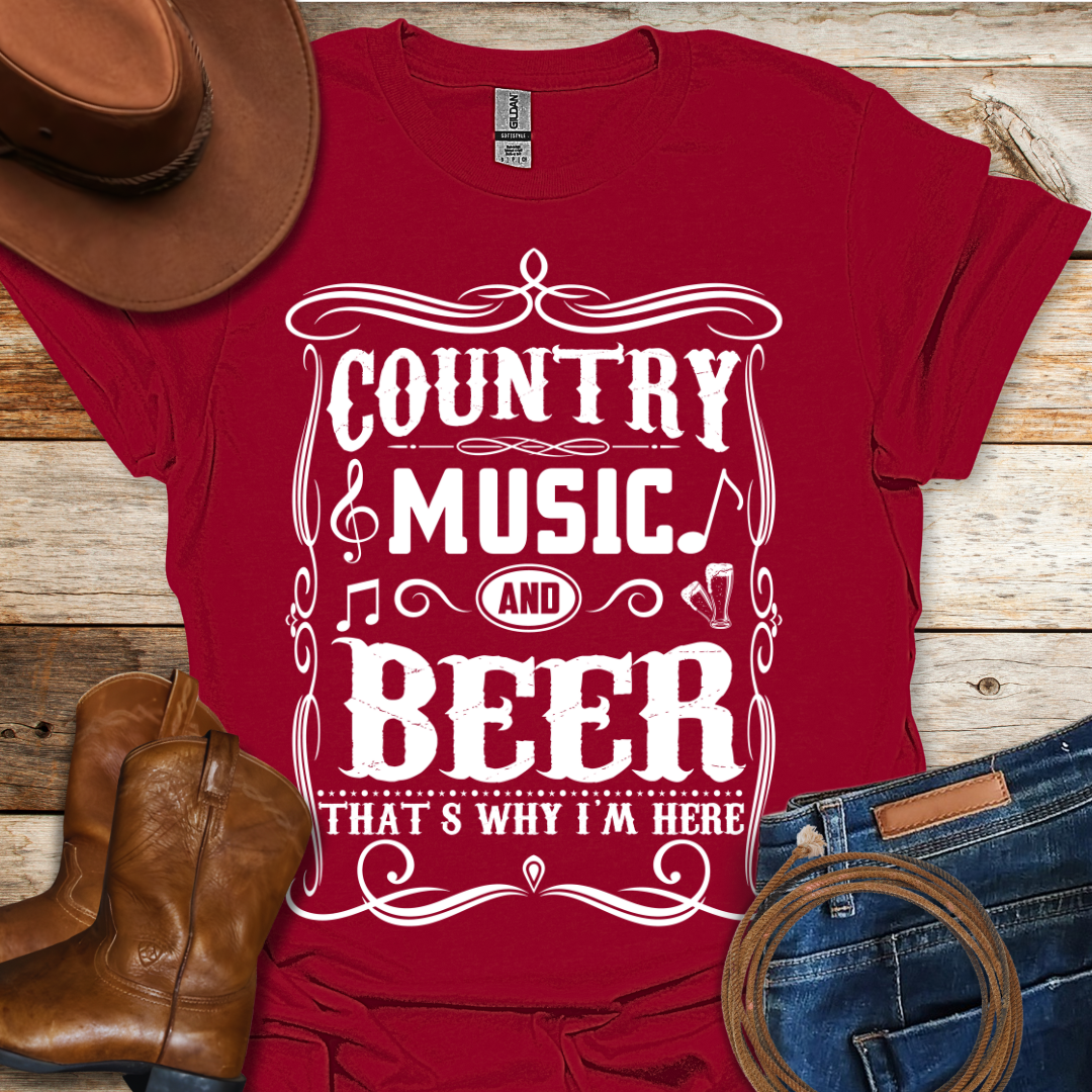 Country Music & Beer T-Shirt
