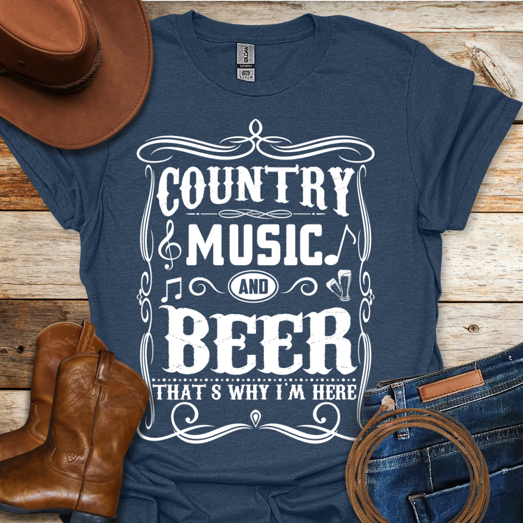 Country Music & Beer T-Shirt