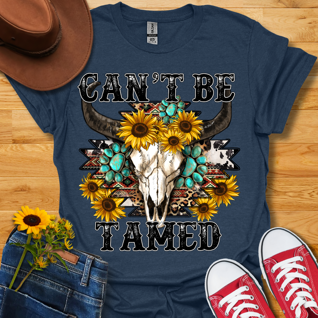 Can't Be Tamed Skull T-Shirt