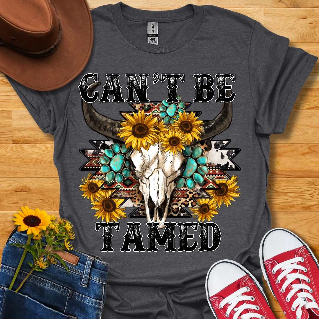 Can't Be Tamed Skull T-Shirt