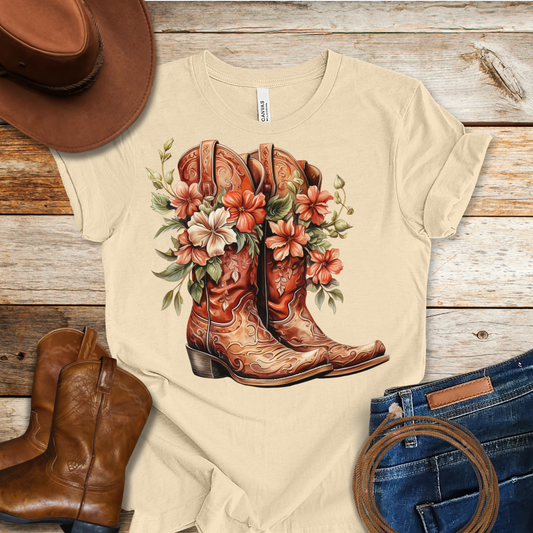 Worn Begonia Boots T-Shirt