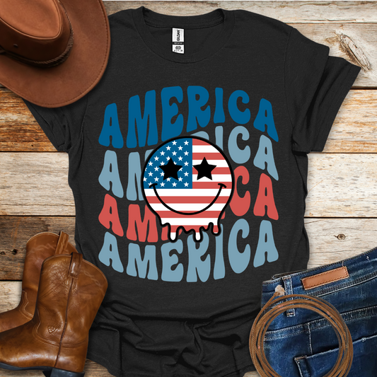 Smiley USA T-Shirt