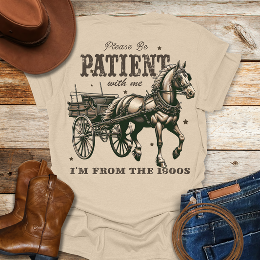 Patient With Me T-Shirt (Back Print)
