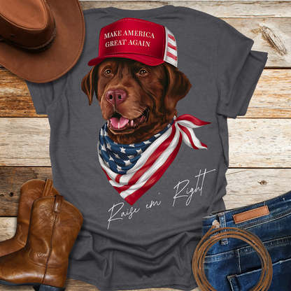 MAGA Chocolate Lab T-Shirt
