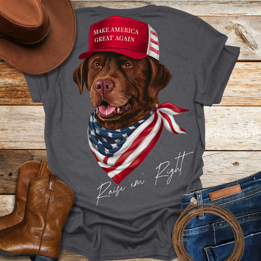 MAGA Chocolate Lab T-Shirt