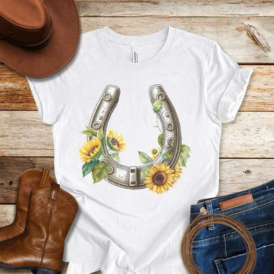 Horseshoes & Daisies T-Shirt