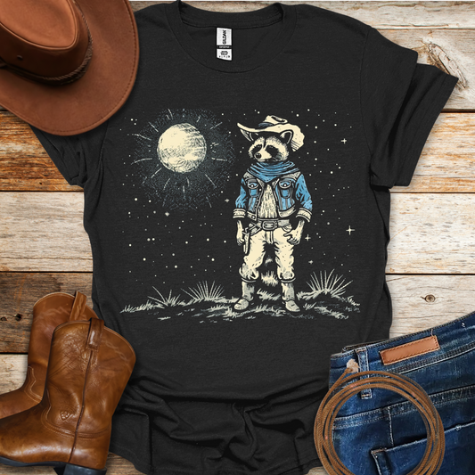 Racoon Cowboy T-Shirt