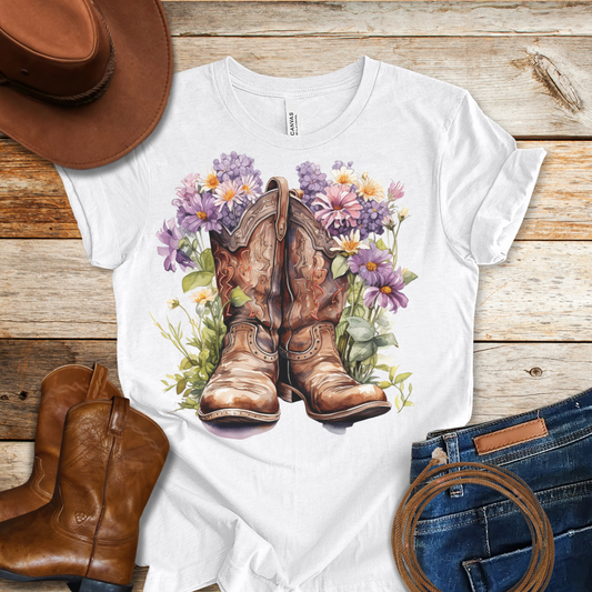 Clematis Boots T-Shirt