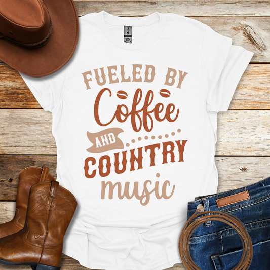Coffee & Country Music T-Shirt