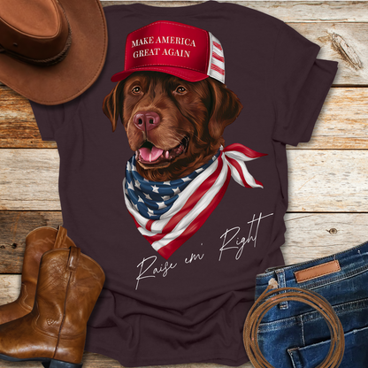 MAGA Chocolate Lab T-Shirt
