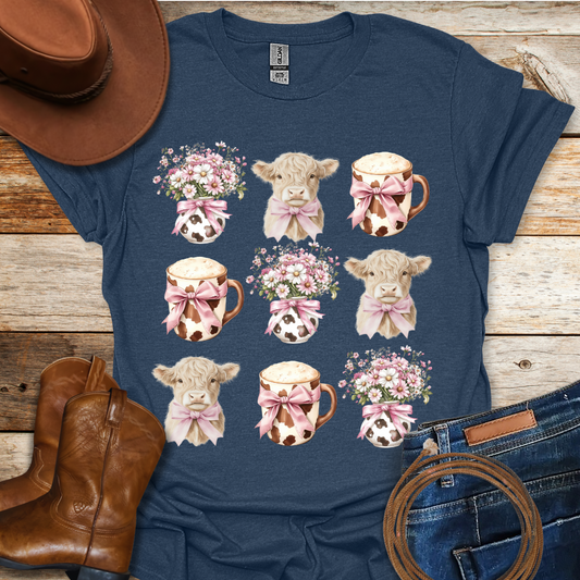 Highland Cow Shake T-Shirt