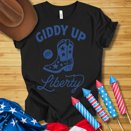 Star Spangled Boot T-Shirt (Blue Ver.)